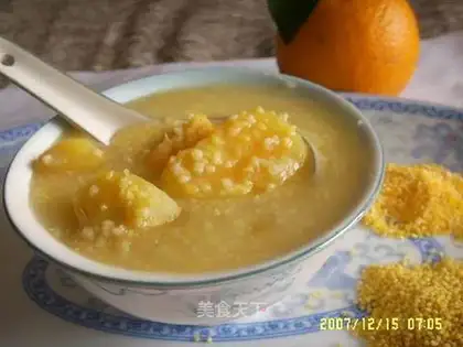 sweet potato millet porridge
