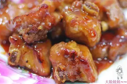 Sweet pork ribs