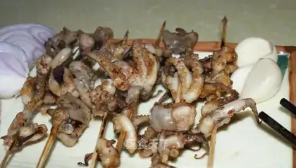 Roasted octopus