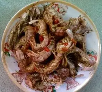 Shrimp with pepper salt and pepper