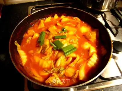 Korean fried rice cake