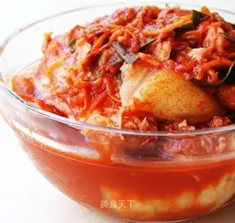Homemade kimchi