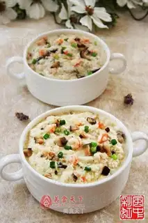 Shrimp and tofu soup