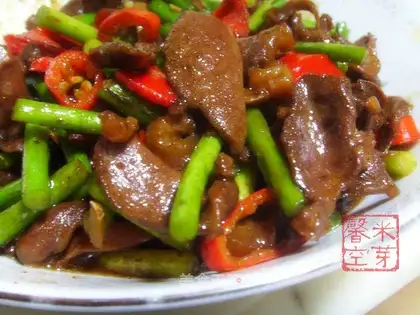 stir-fried duck gizzards