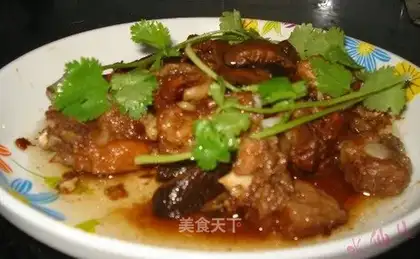 Spiced braised pork ribs