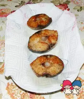 Pan-fried mackerel