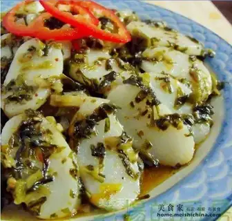 Simple and delicious fried rice cake