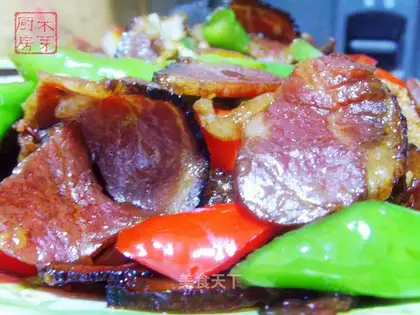 stir-fried bacon