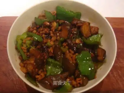 Minced pork and eggplant