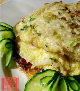 Simple Anhui cuisine whitebait fried eggs