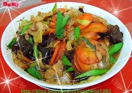 New style home-cooked pork