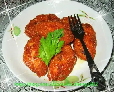 Delicious fried chicken wings