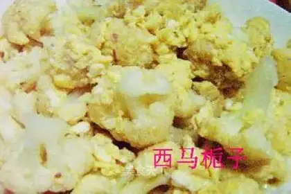 Eggs and cauliflower