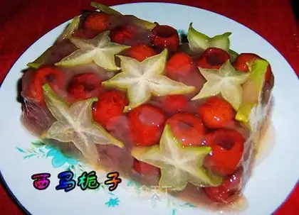 carambola and hawthorn jelly