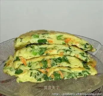 Seasonal vegetable pancakes