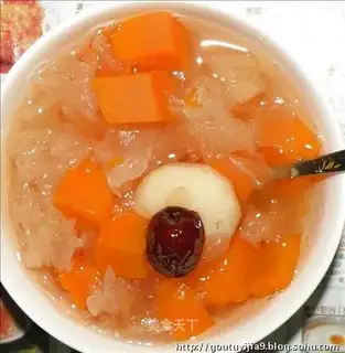 Pumpkin white fungus