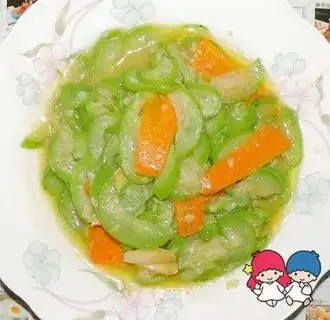 stir-fried loofah