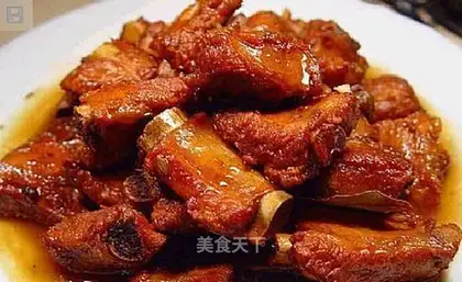Marinated pork ribs