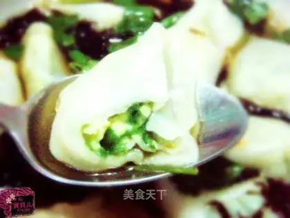Big stuffed three delicacies wonton