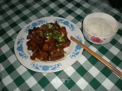 braised pork ribs