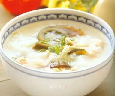 congee with pork and century