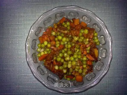 stir-fried peas