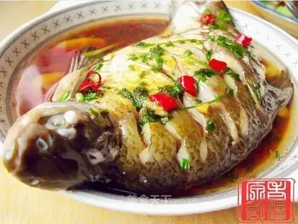 Steamed Wuchang Fish in Private Room
