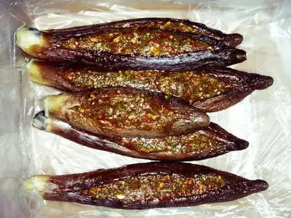 Korean garlic eggplant
