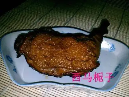 Delicious smoked chicken legs