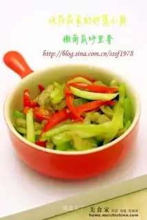 stir-fried tenderloin with tender pumpkin