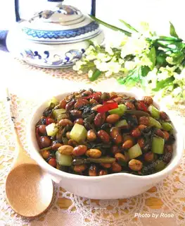 Soybeans, snow vegetables, celery grains