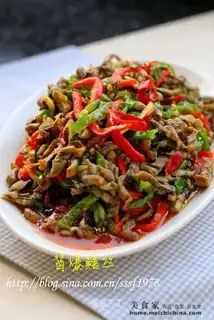 Fried shredded eel in soy sauce