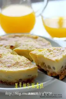 Pineapple crisp cheese cake