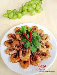 Chili shrimp with salt and pepper