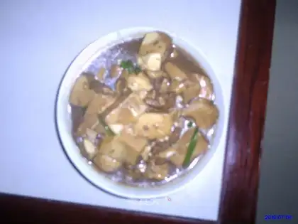 Shredded pork and tofu
