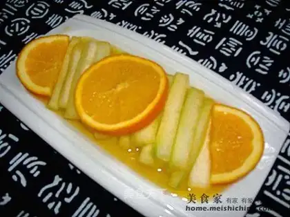 Orange juice and wax gourd
