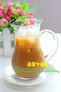 Iced mocha coffee
