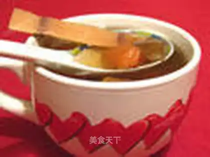 carrot, bamboo cane, apple water
