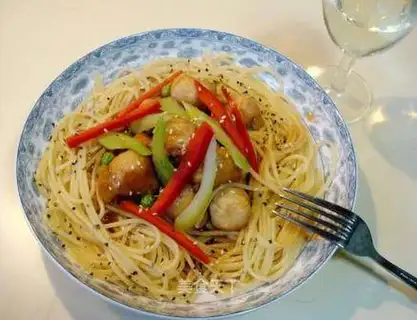 Lazy version of pasta