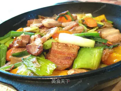 Pan-fried pork