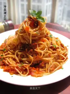 Pasta with meat sauce