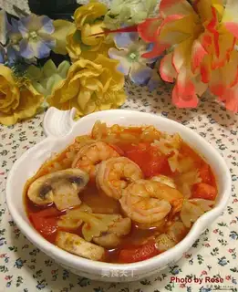 Thai shrimp pasta