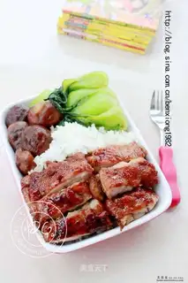 Red wine chicken leg set meal