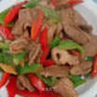 stir-fried duck slices with fresh scallop sauce