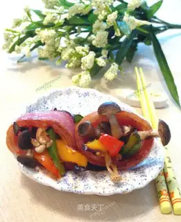 grilled bacon roll