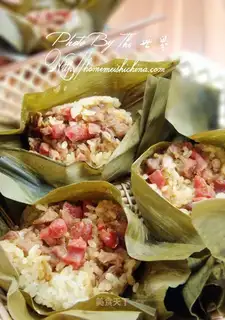 Shili pork glutinous rice dumplings are fragrant