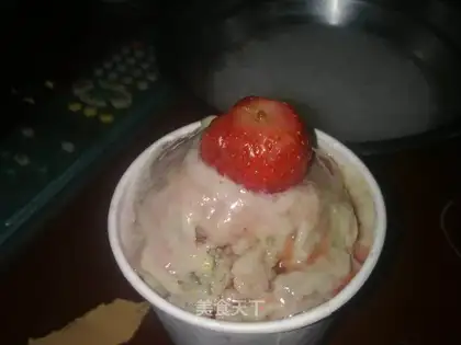 Dripping ice cream