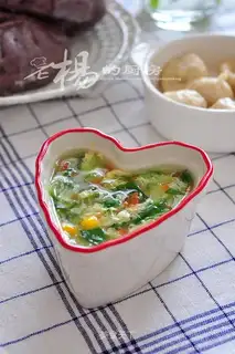 Sophora japonica egg soup