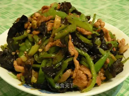 green pepper meat