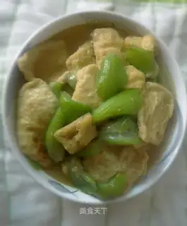 stir-fried tofu in oil